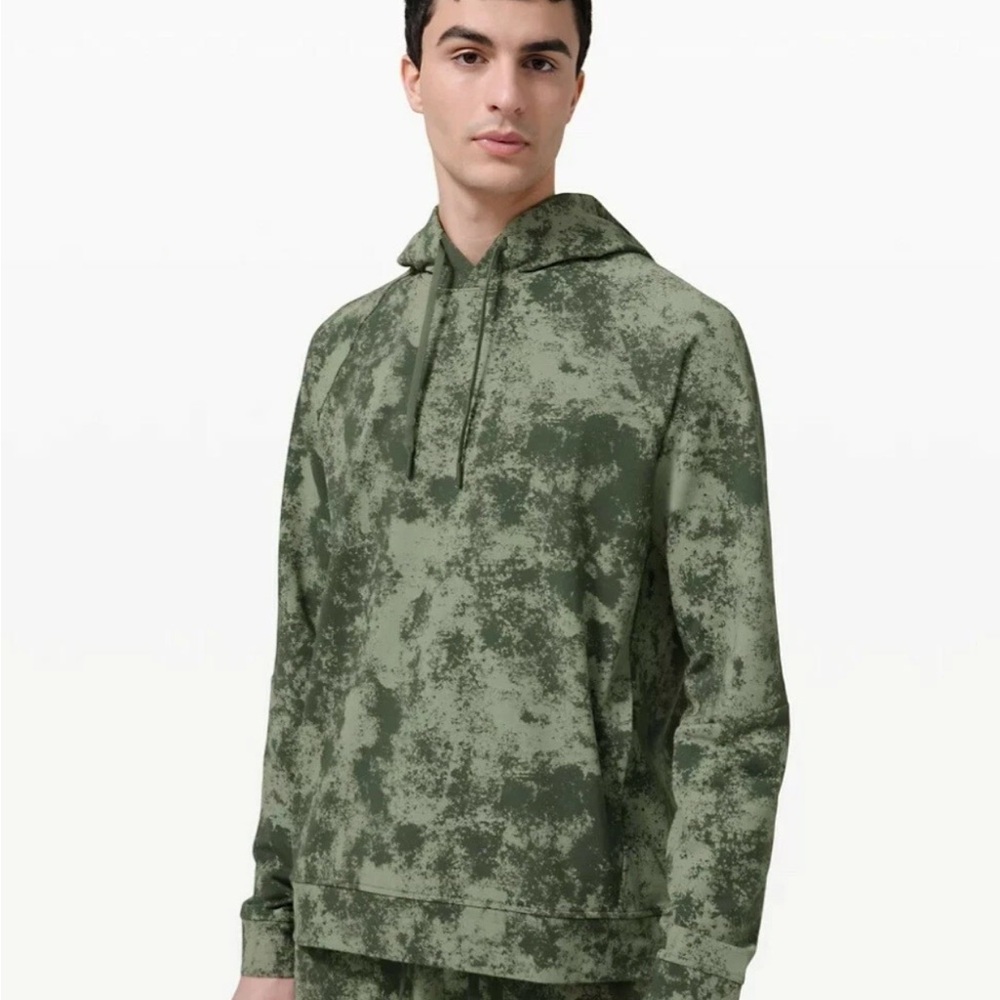 lululemon athletica Green Camouflage Hoodie